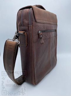 Мужская кожаная сумка через плечо Zznick