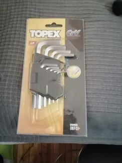 Набор шестигранников topex 9 штук новый