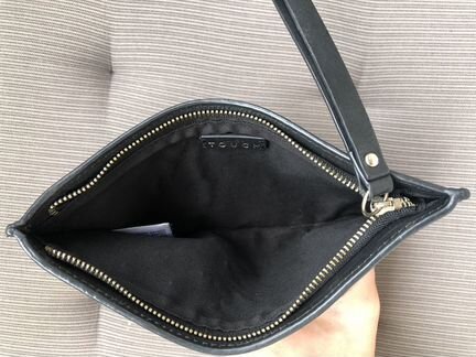 Сумка клатч Mango 13*23 см из натуральной кожи