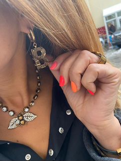 Balenciaga Lux Серьги. Gucci Колье