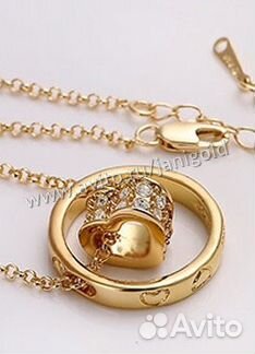 Золотая подвеска кулон шопард с бриллиантами chopa