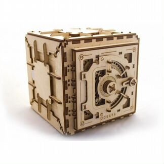 3D Конструктор Ugears Сейф - супер подарок