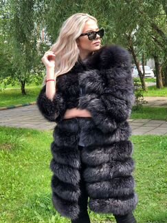 Шуба из песца