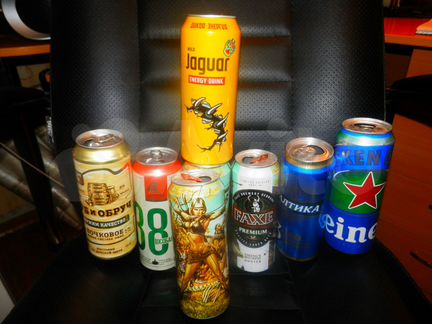 Пивные Ж/Б Банки: 387 Faxe Heineken Балтика. Обмен