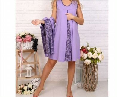 Халат и сорочка для беременных