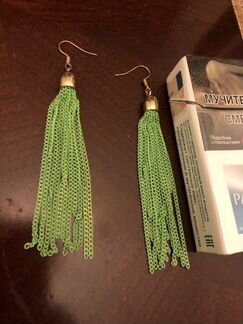 Серьги бежутерия