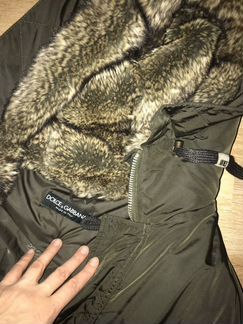 Мужской бомбер пуховик dolce gabbana