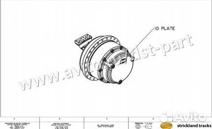 Редуктор хода terex finlay 683