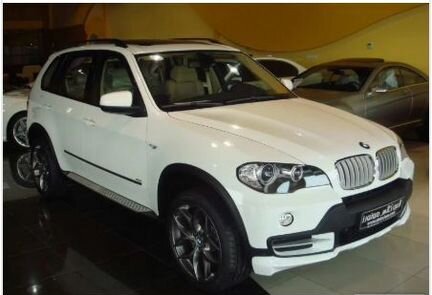 Накладка переднего бампера bmw x5e70 Aero