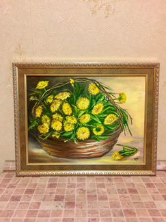 Натюрморт с одуванчиками