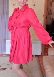 Новый плащ с биркой, р44-46, цвет фуксия