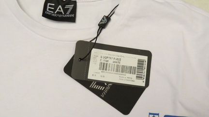 Футболка EA7 - белая
