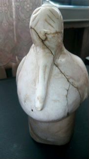 Шкатулка Статуэтка Аистёнок Мрамор