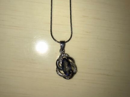 Серебряные подвески с цепочкой