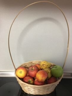 Ваза корзинка плетеная