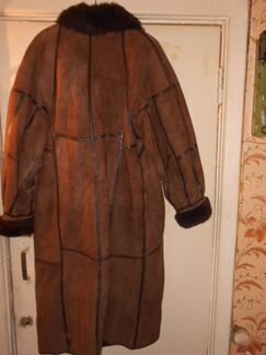 Дубленка зимняя б/у 54-56 размера