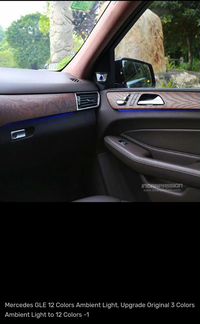 Подсветка салона Mercedes Benz GLE 12 цветов