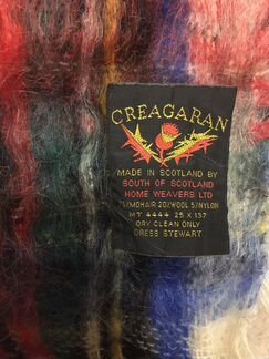 Мужской шарф мохеровый