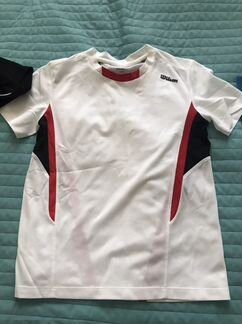 Теннисные футболки wilson, babolat 10-12 лет
