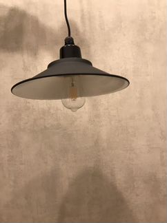 Светильник подвесной Лофт чёрный матовый