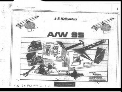 Чертежи вертолета aw 95