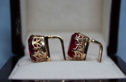 Золотые серьги СССР