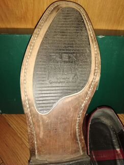 Винтажные мужские туфли, натуральная кожа