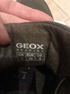 Ботинки демисезон geox 36 разм 23,2 см нат кожа