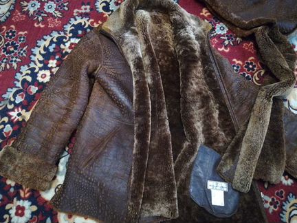 Куртка кожаная двусторонняя