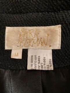 Полупальто шерсть дизайнерское от Sara Berman (M)