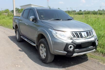 Защита переднего бампера Mitsubishi L200 Митсубиси