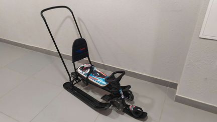 Снегокат Тимка спорт 6 с колесами ' Гонки'