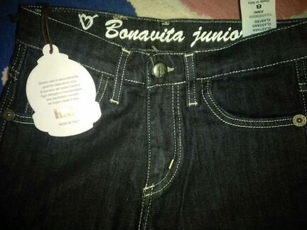 Джинсы Bonavita новые, Италия, 8-9 лет