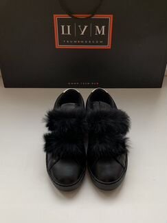 Слипоны Leather Crown