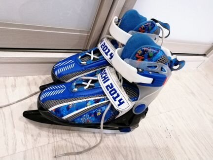 Коньки детские раздвижные Sochi2014