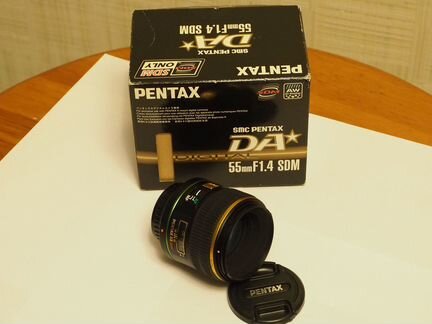 Объектив Pentax SMC DA 55mm f1.4 SDM
