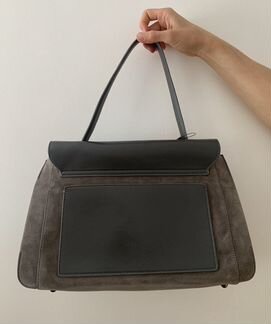 Сумка из замши и кожи Baldinini