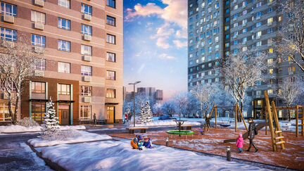 3-к квартира, 68.9 м², 3/19 эт.