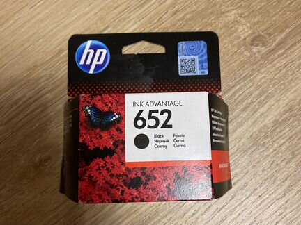 Картридж hp 652 черный