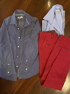 Пакет фирменных вещей на мальчика 10 лет