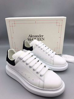 Кожаные кеды Alexander McQueen