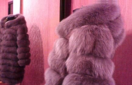 Шуба из песца