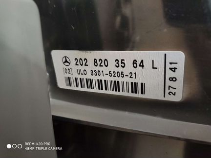 Mersedes С280 W 202 Фонарь задний (левый)