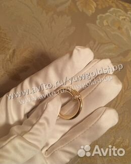 Золотое кольцо 750 пробы с брил. 0.18 ct, 7.27 гр