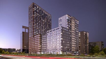 1-к апартаменты, 41.5 м², 15/29 эт.