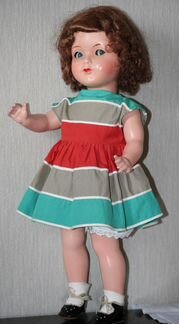 Старинная кукла 45 см