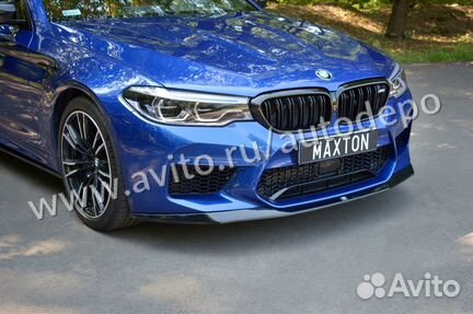 Накладка на бампер BMW M5 F90 (17+) MD V1