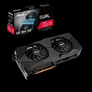 Видеокарта asus dual-RX5700XT-O8G-EVO