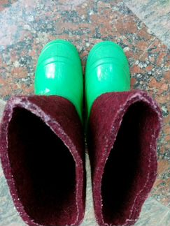 Валенки с галошами 29 размер