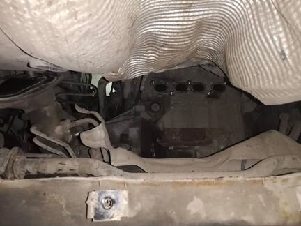 Замена катализатора на пламегаситель, гофра. Аргон